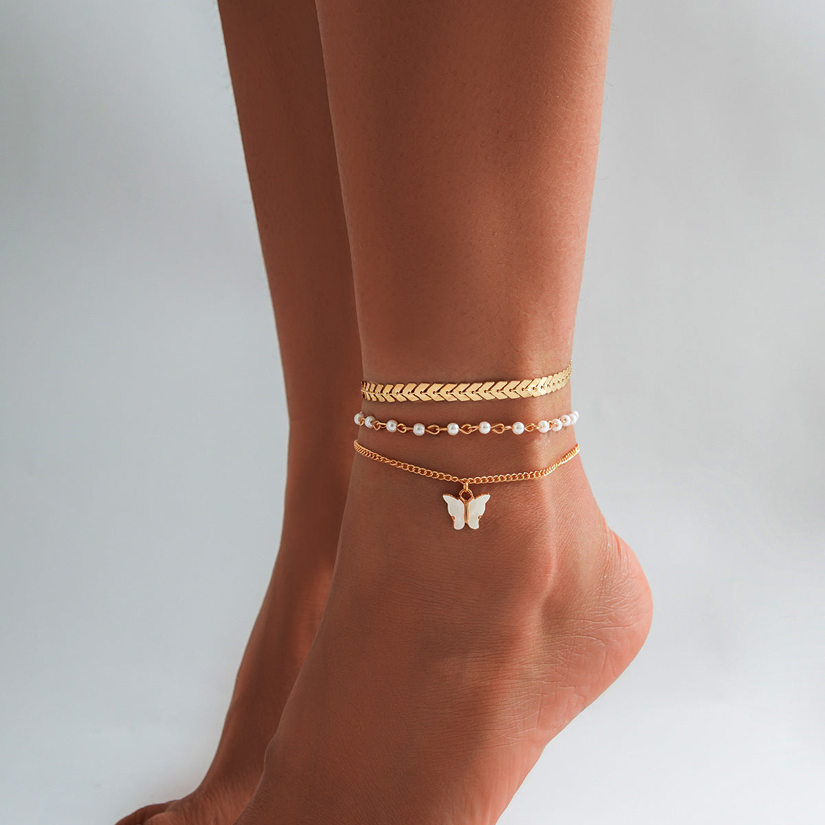 Beach Star Tassel Ankle Ring Simple Foot Ornaments